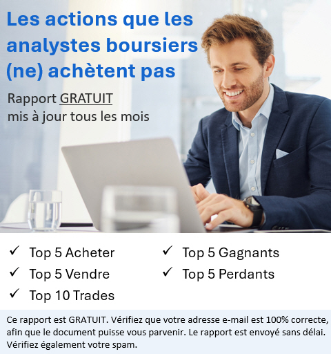 La liste des actions et ETF sélectionnés